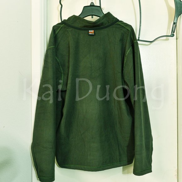 32 degrees Heat Men's Tech 1/4 zip Pullover‎ GREEN - Picture 5 of 5